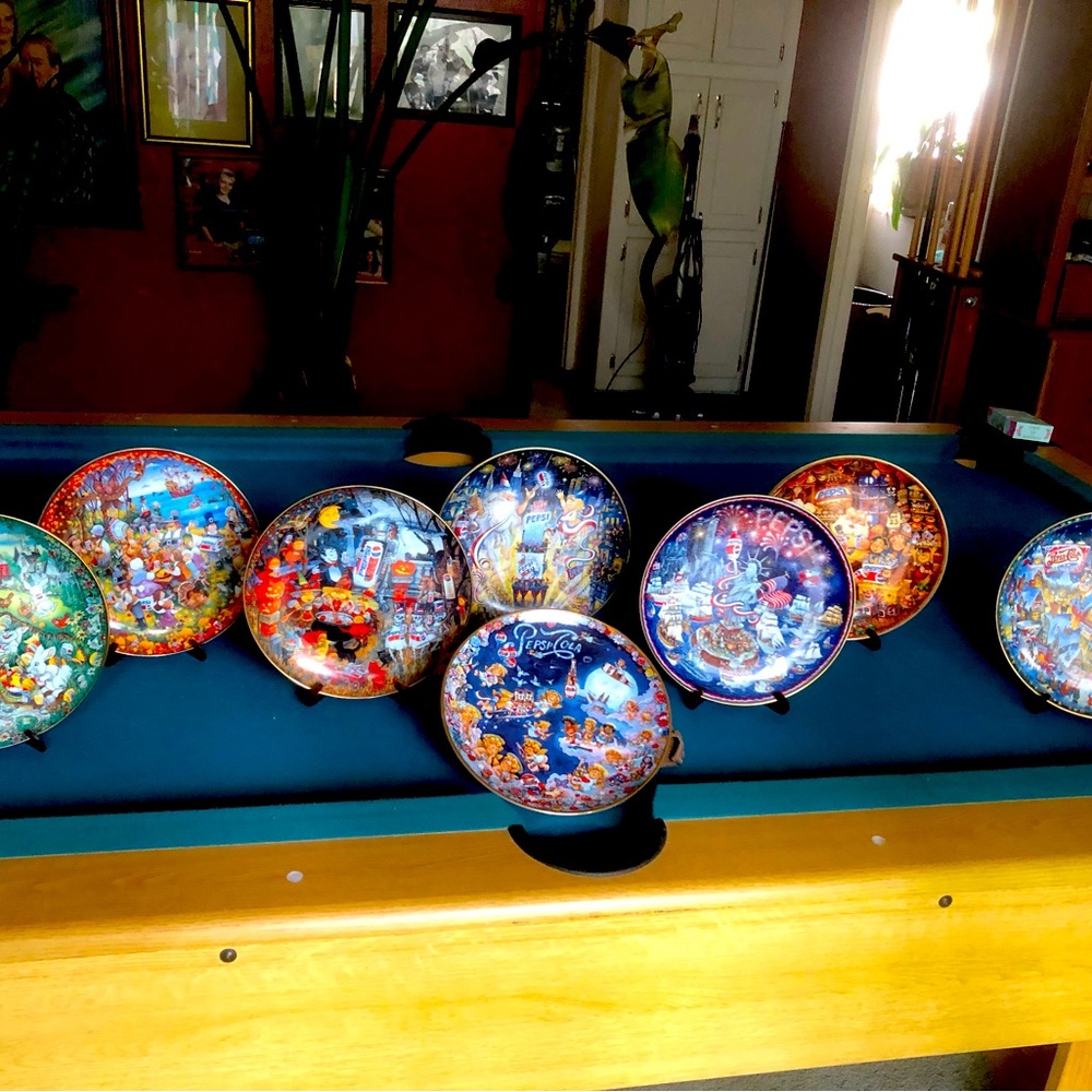 Authentic Pepsi Seasonal Collector Plates